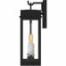 Carmen 2-Light Matte Black Outdoor Wall Lantern