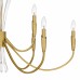 Cecily 9-Light Brushed Gold Chandelier