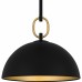 Cleo 1-Light Matte Black Pendant