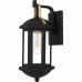 Crestfield 1-Light Matte Black Outdoor Wall Lantern