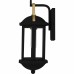 Crestfield 1-Light Matte Black Outdoor Wall Lantern