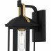 Crestfield 1-Light Matte Black Outdoor Wall Lantern