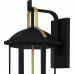 Crestfield 3-Light Matte Black Outdoor Wall Lantern