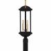 Crestfield 3-Light Matte Black Outdoor Post Lantern