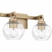 Celina 2-Light Bronze Gold Bath Light