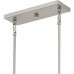 Cruz 6-Light Brushed Nickel Linear Chandelier