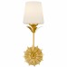 Dorothea 1-Light Gold Leaf Wall Sconce