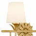 Dorothea 2-Light Gold Leaf Vanity Light