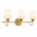 Dorothea 3-Light Gold Leaf Vanity Light