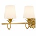 Dorothea 4-Light Gold Leaf Vanity Light