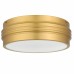 Emmett 3-Light Brushed Gold Flush Mount