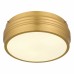 Emmett 3-Light Brushed Gold Flush Mount