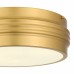 Emmett 3-Light Brushed Gold Flush Mount