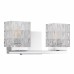 Estelle 2-Light Polished Chrome Vanity Light