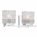 Estelle 3-Light Polished Chrome Vanity Light