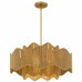 Evander 4-Light Brushed Gold Pendant Light