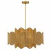 Evander 4-Light Brushed Gold Pendant Light