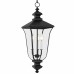 Farley 3-Light Matte Black Outdoor Hanging Lantern