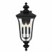 Farley 3-Light Matte Black Outdoor Wall Lantern
