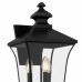 Farley 3-Light Matte Black Outdoor Wall Lantern