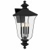 Farley 4-Light Matte Black Outdoor Wall Lantern