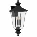 Farley 4-Light Matte Black Outdoor Wall Lantern