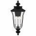 Farley 4-Light Matte Black Outdoor Wall Lantern