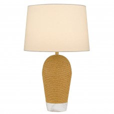 Freya 1-Light Brushed Gold Table Lamp