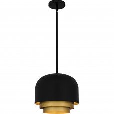 Frankie 3-Light Matte Black Pendant