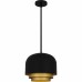 Frankie 3-Light Matte Black Pendant