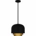 Frankie 3-Light Matte Black Pendant