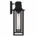Garner 1-Light Matte Black Outdoor Wall Lantern