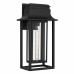 Garner 1-Light Matte Black Outdoor Wall Lantern