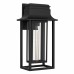 Garner 1-Light Matte Black Outdoor Wall Lantern