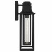 Garner 1-Light Matte Black Outdoor Wall Lantern