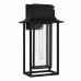 Garner 1-Light Matte Black Outdoor Wall Lantern