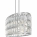 Gibson 5-Light Polished Chrome Linear Chandelier