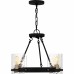 Gloucester 4-Light Matte Black Chandelier
