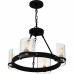 Gloucester 4-Light Matte Black Chandelier