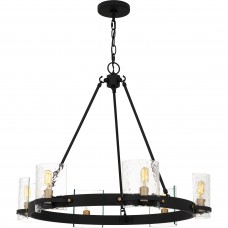 Gloucester 6-Light Matte Black Chandelier