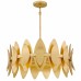 Hayley 6-Light Gold Leaf Pendant Light