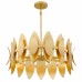 Hayley 6-Light Gold Leaf Pendant Light