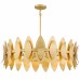 Hayley 6-Light Gold Leaf Pendant Light