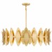 Hayley 6-Light Gold Leaf Pendant Light