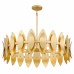 Hayley 6-Light Gold Leaf Pendant Light