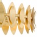 Hayley 6-Light Gold Leaf Pendant Light