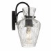 Hollis 2-Light Matte Black Vanity Light