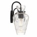 Hollis 3-Light Matte Black Vanity Light