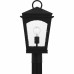 Huck 1-Light Earth Black Outdoor Post Lantern
