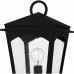 Huck 1-Light Earth Black Outdoor Post Lantern